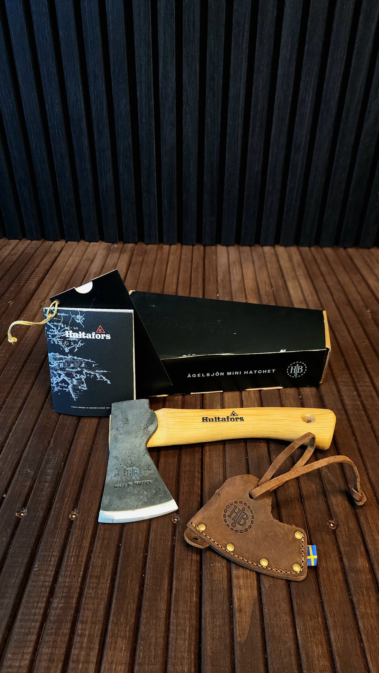 Hultafors Hults Bruk Ågelsjön Hatchet – Lightweight Hiking Axe with Hickory Handle