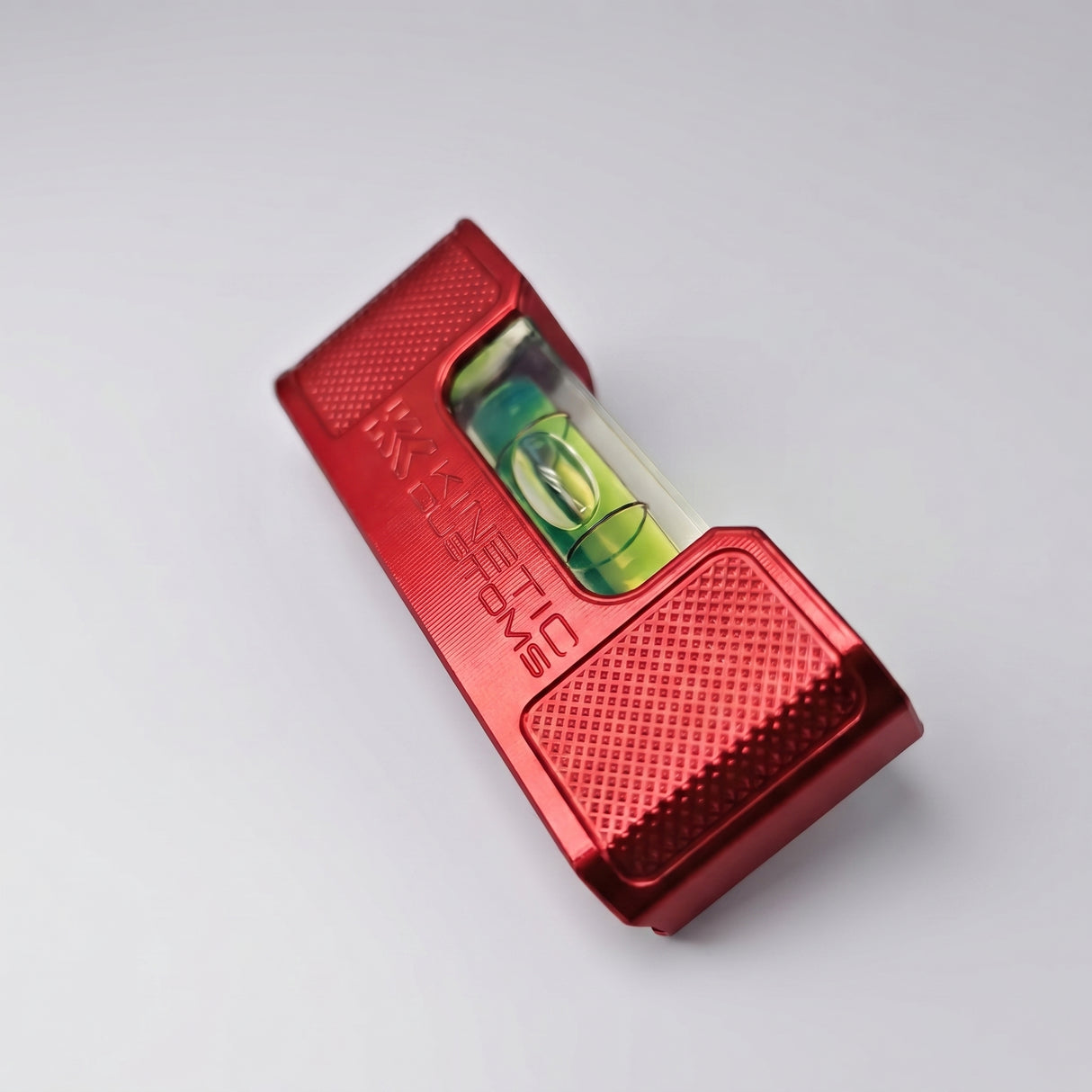 Kinetic Customs Billet Aluminium Pocket Level | Magnetic Scaffold & Pipe Level | Signature Tools