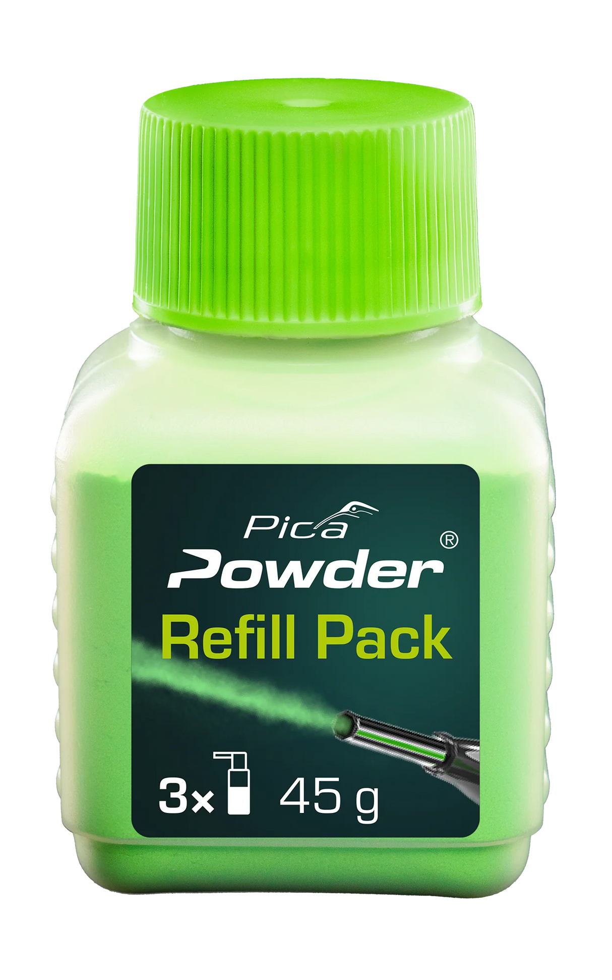 Pica-Marker Pica Powder Refill Pack (Green-fluorescent)