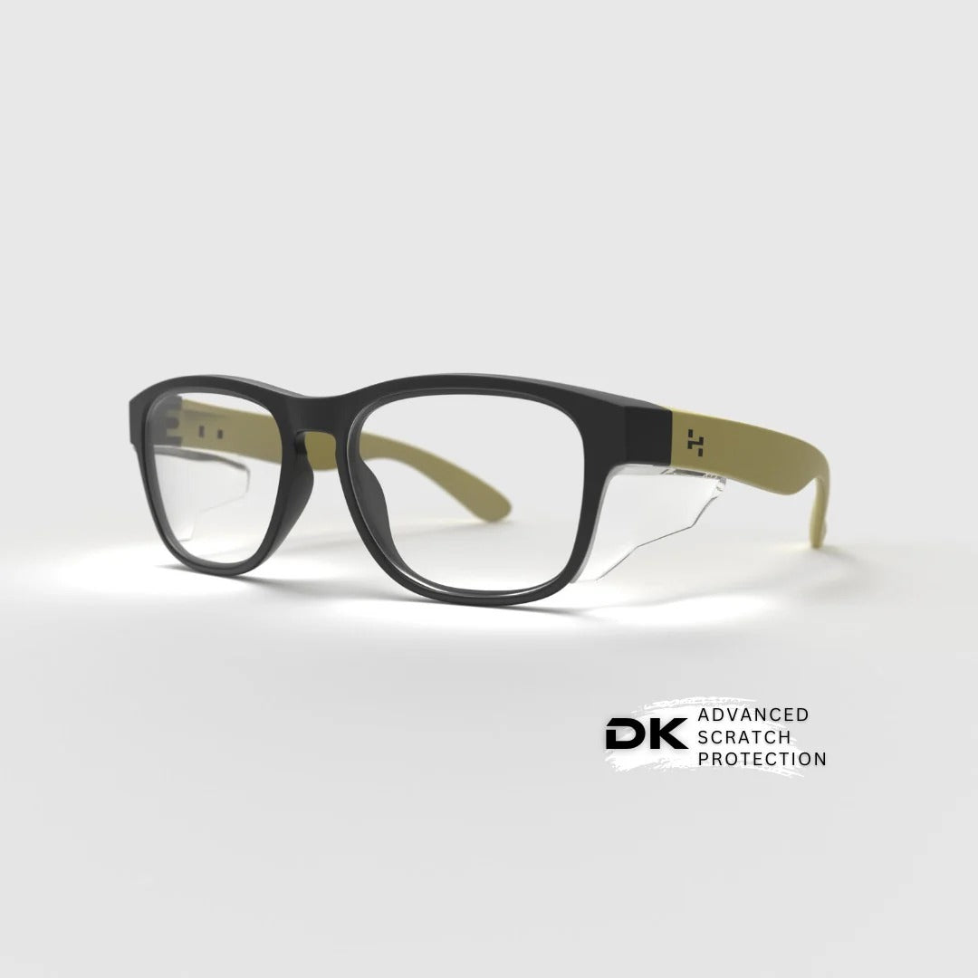 Hyspecs Transparent ICON Series w/ Clear UV400 Lens & Side Shields
