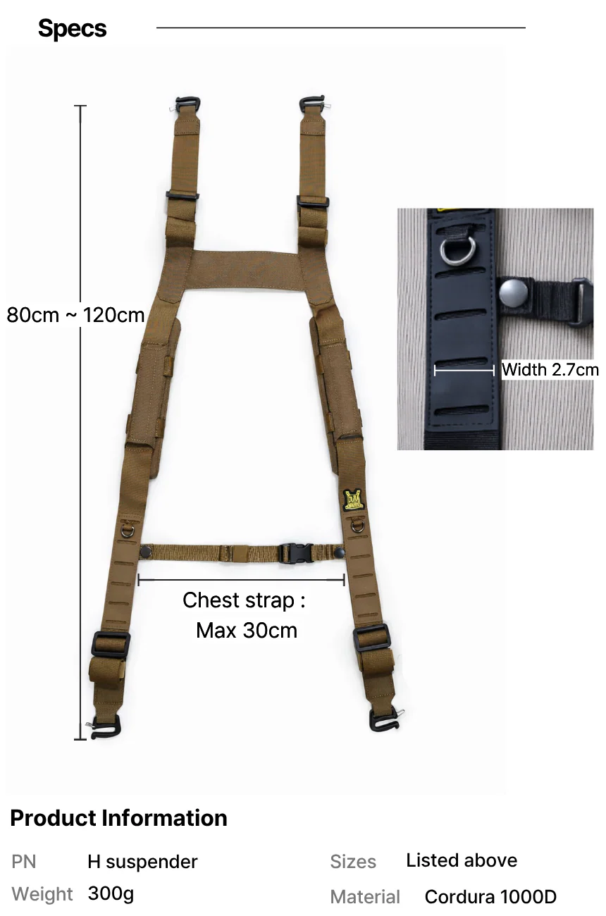 Durawork H Suspenders Dura 105