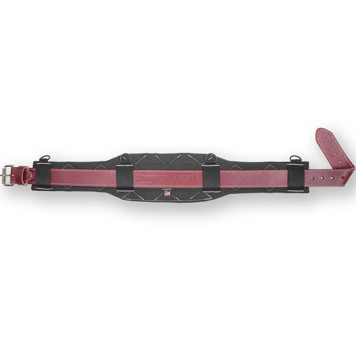Occidental Leather ProFORMANCE hybrid tool belt with black Badger padded liner.