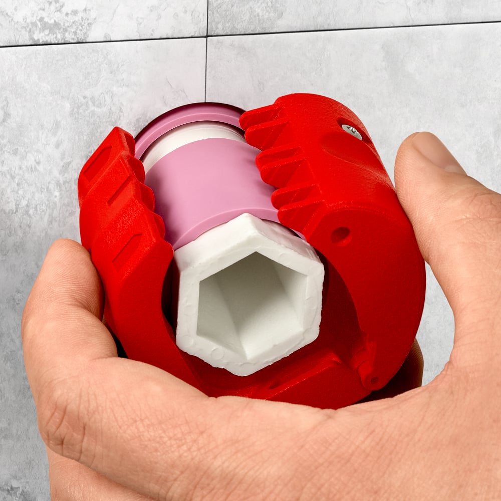 Cortador Knipex BiX para tuberías de plástico y manguitos de sellado