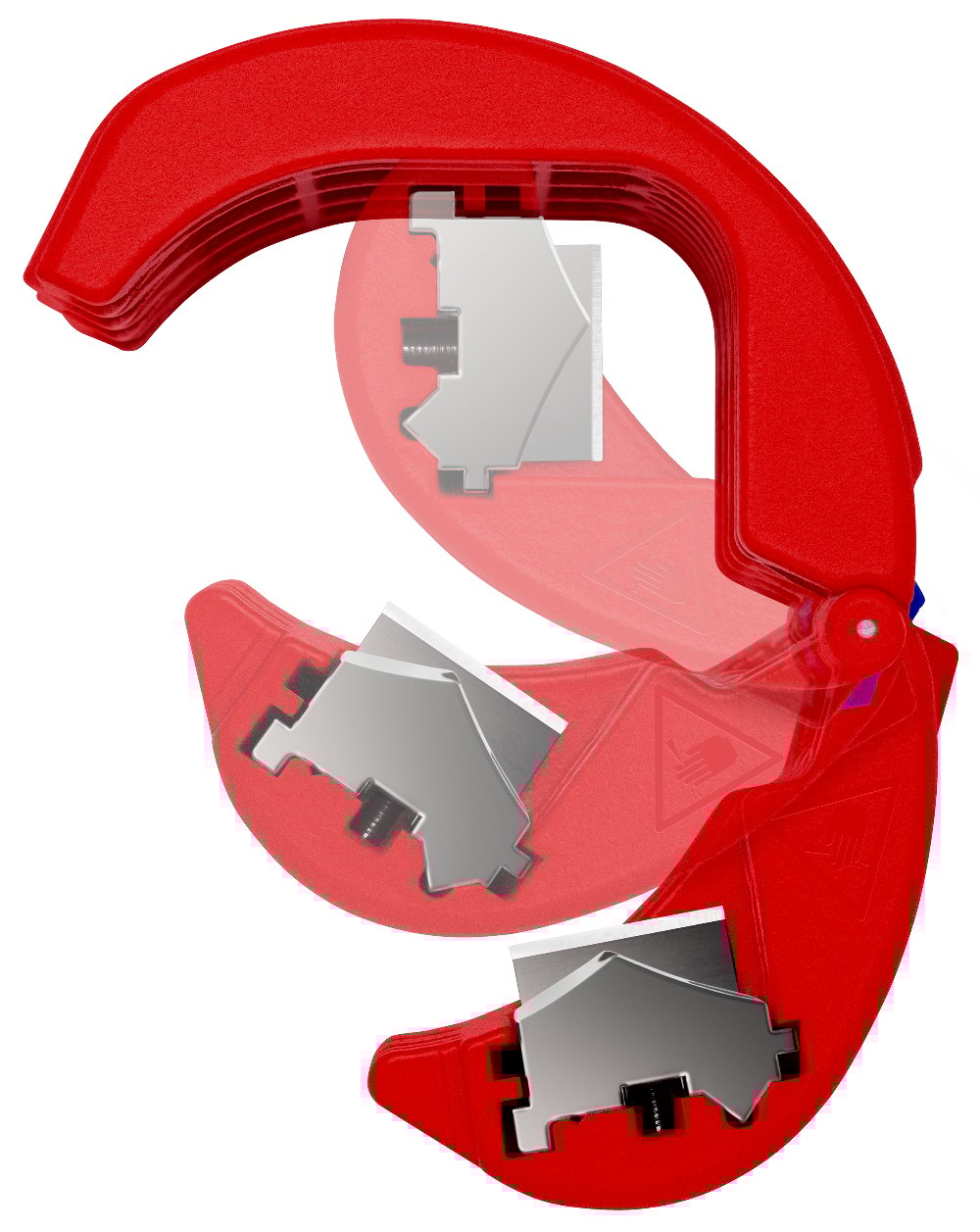 Cortador Knipex BiX para tuberías de plástico y manguitos de sellado