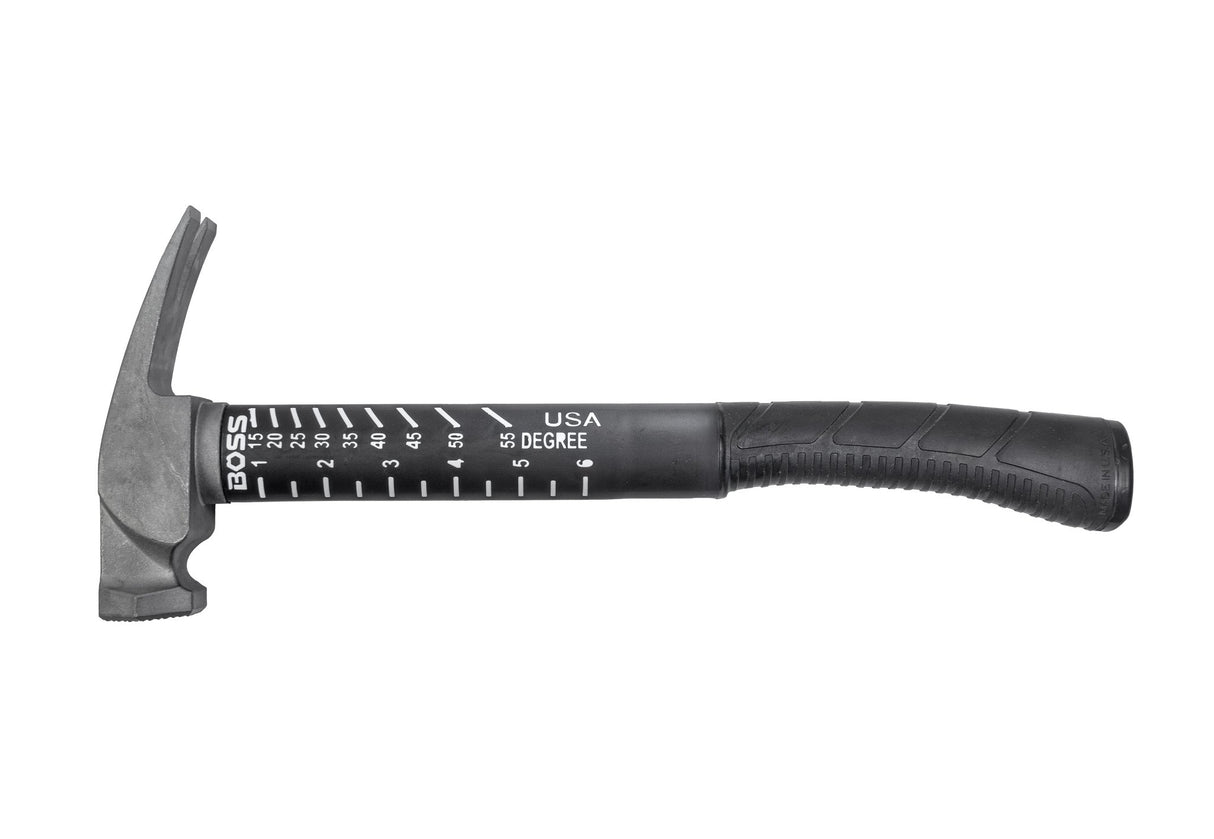 10oz, 12oz, 14oz, 16oz Smooth Face BOSS TITANIUM HAMMER | Fiberglass Handle