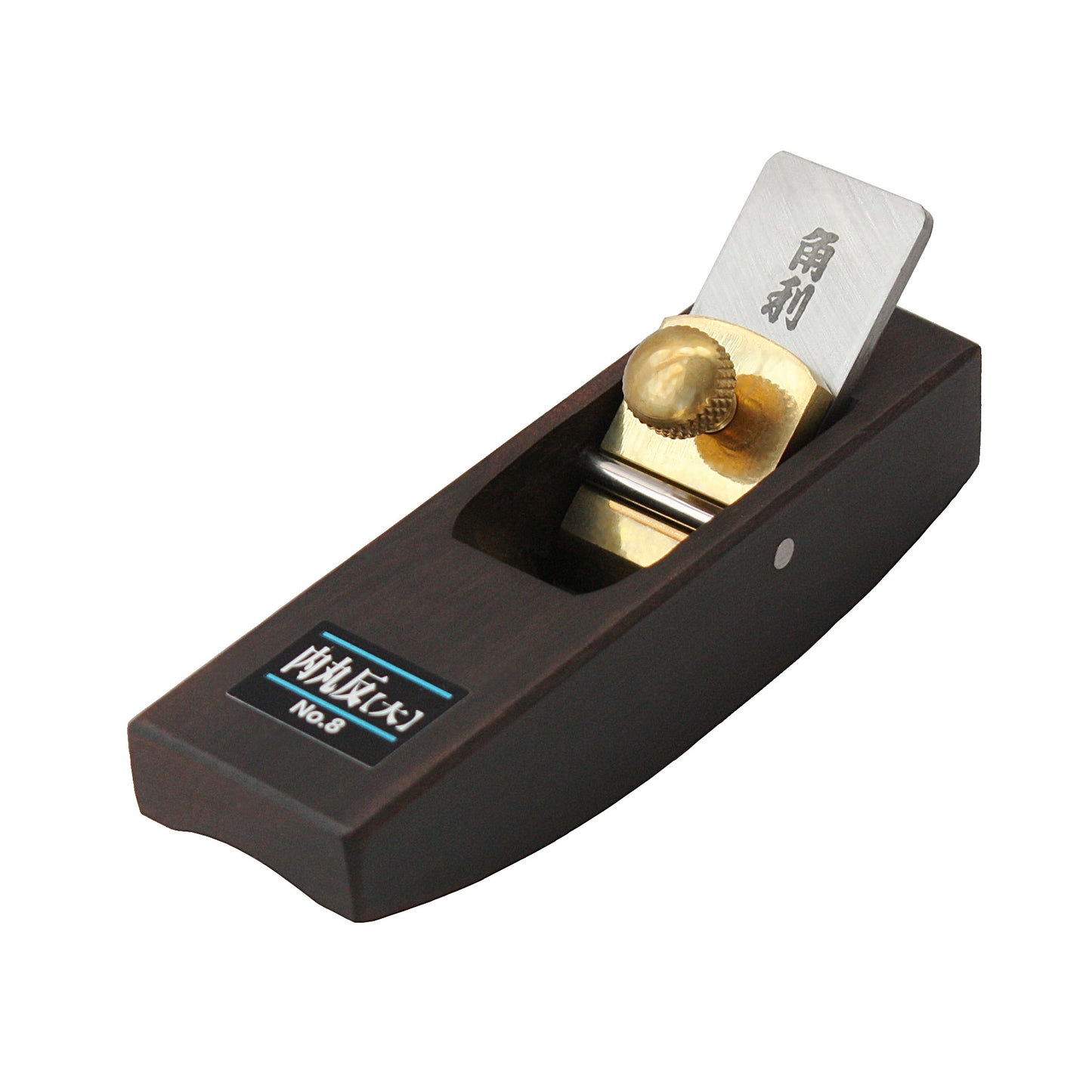 Cepillo de mano Kakuri Mini Ébano No8 R18 Cóncavo