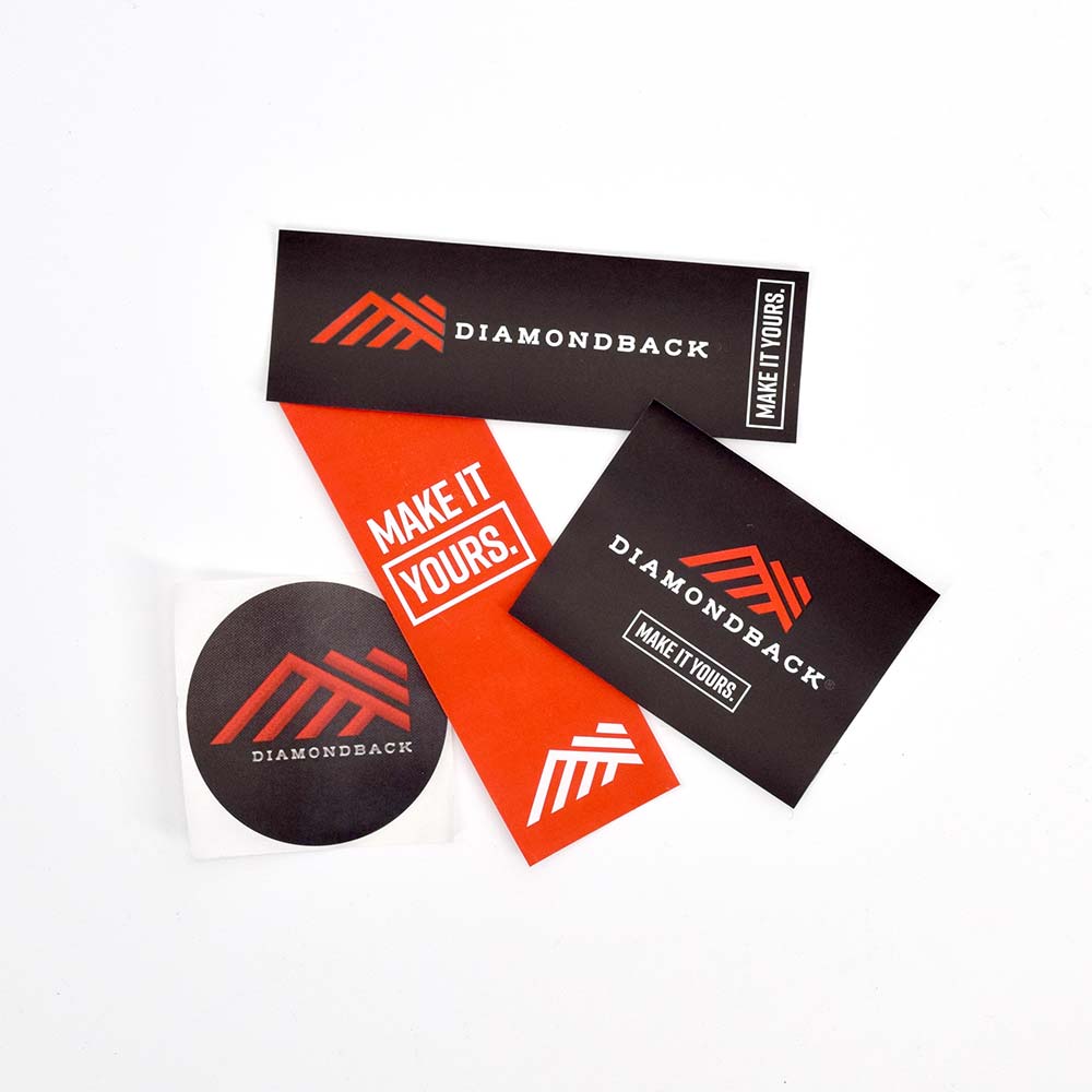 Diamondback El nuevo paquete de calcomanías (paquete de 4)