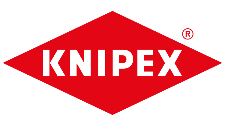 Knipex logo, representing high-quality German-engineered pliers and hand tools.