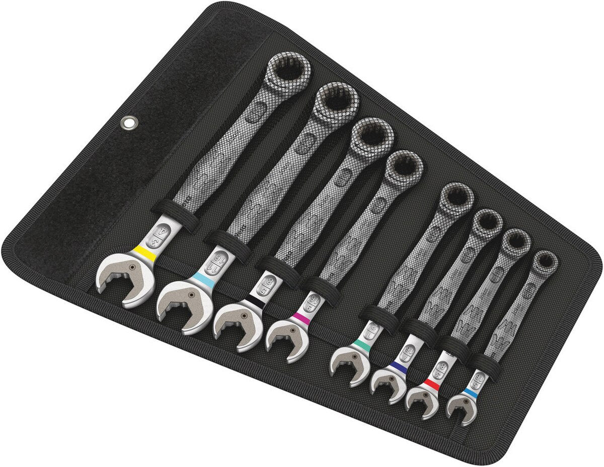 Wera 6000 Joker 8-Piece Imperial Ratcheting Wrench Set