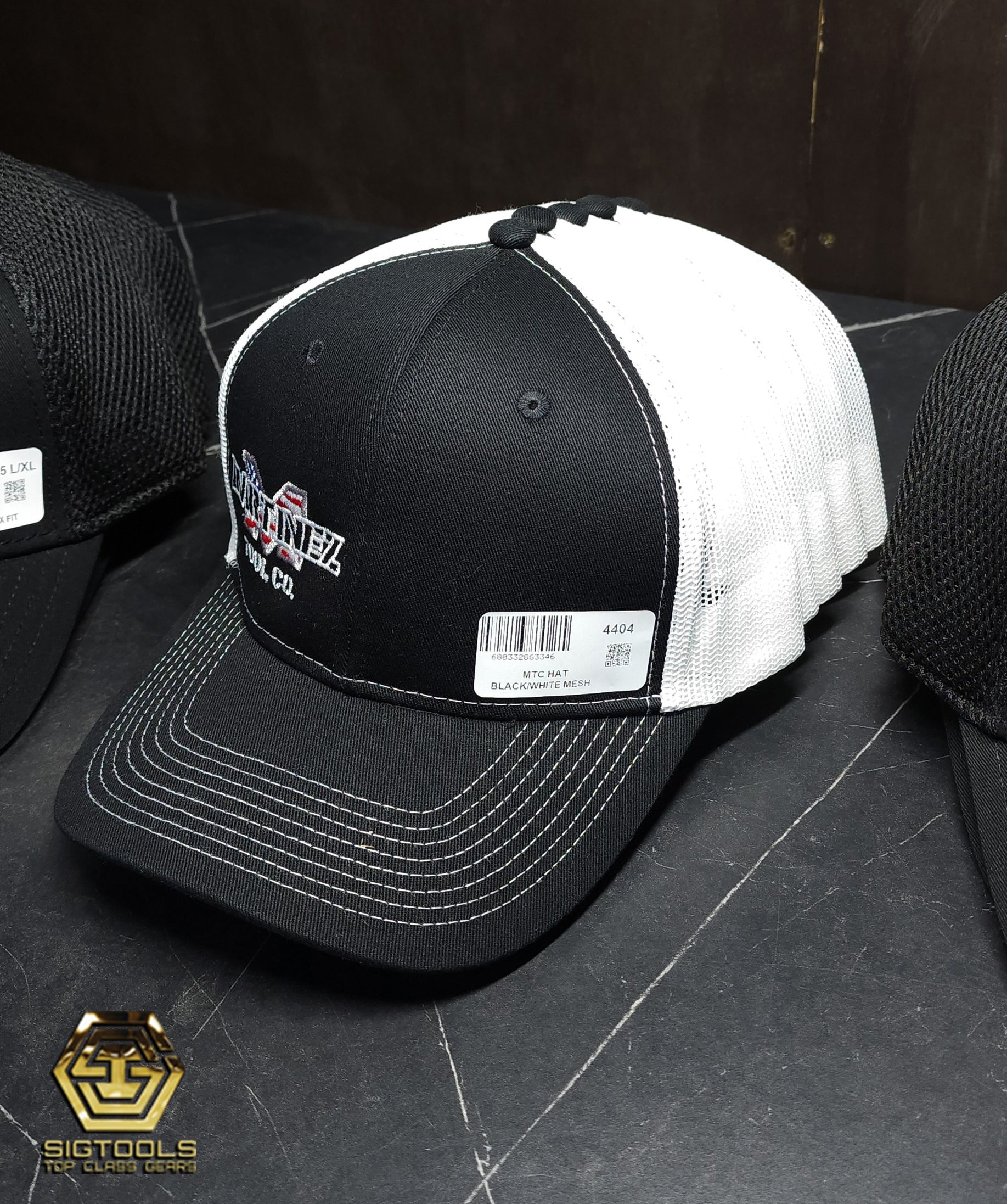 MTC Black/White Flex Fit Mesh Hat