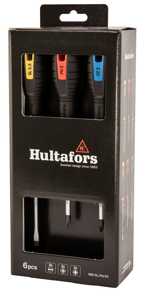 HULTAFORS Screwdriver Set PH, PZ & SL