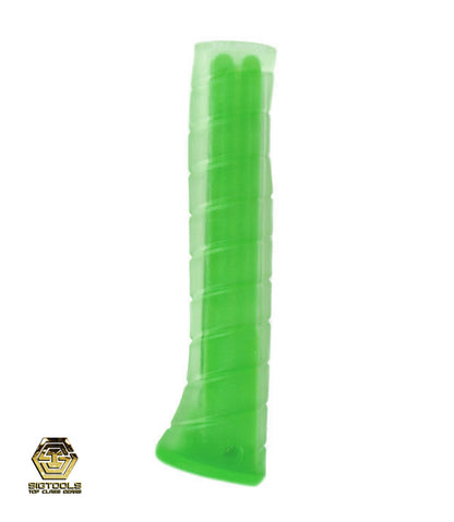 Curved Martinez M1/M4 Replacement Grip with Clear Overlay and Green Insert