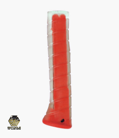 the curved Martinez Replacement Grip - Clear Overlay/Red Insert