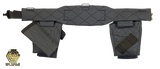 An overall view of the back of a Gunmetal Grey Trimmer Set, a tool kit designed for various tools and accessories, typically used in construction or related industries.