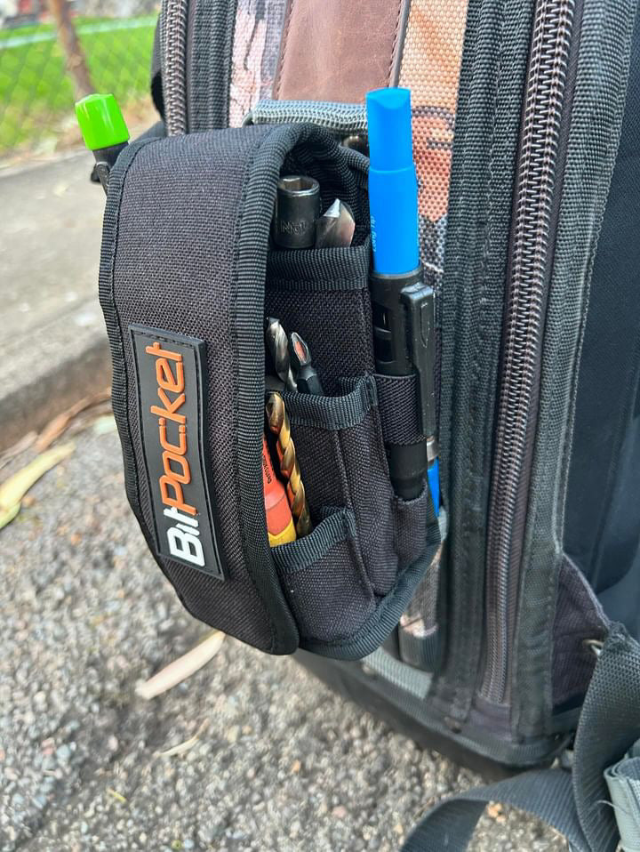 BitPocket Clip Version – Magnetic Bit Organizer