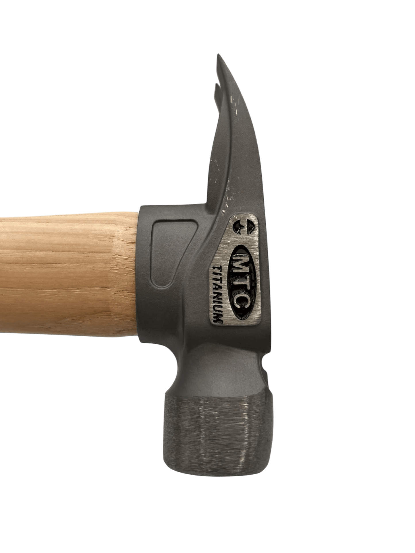 MTCTool 10oz Titanium Head O Nose Finish Head 14" Wood Handle