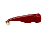 Heavy-duty red hammer head with optimized balance for tough framing tasks.