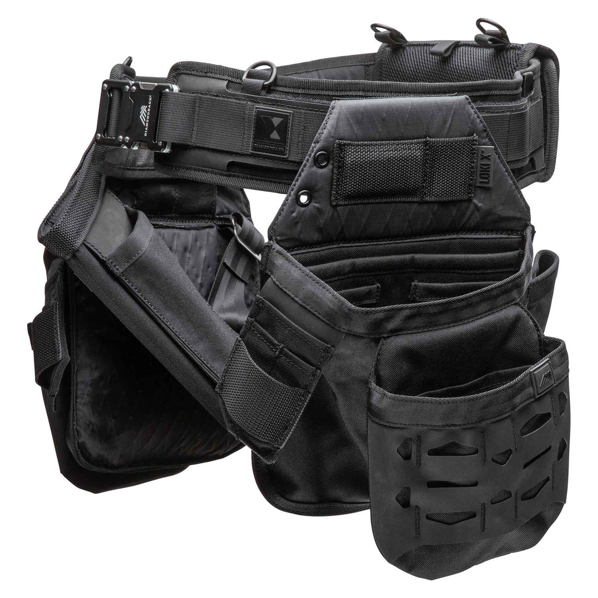 Diamondback low-profile tool belt setup