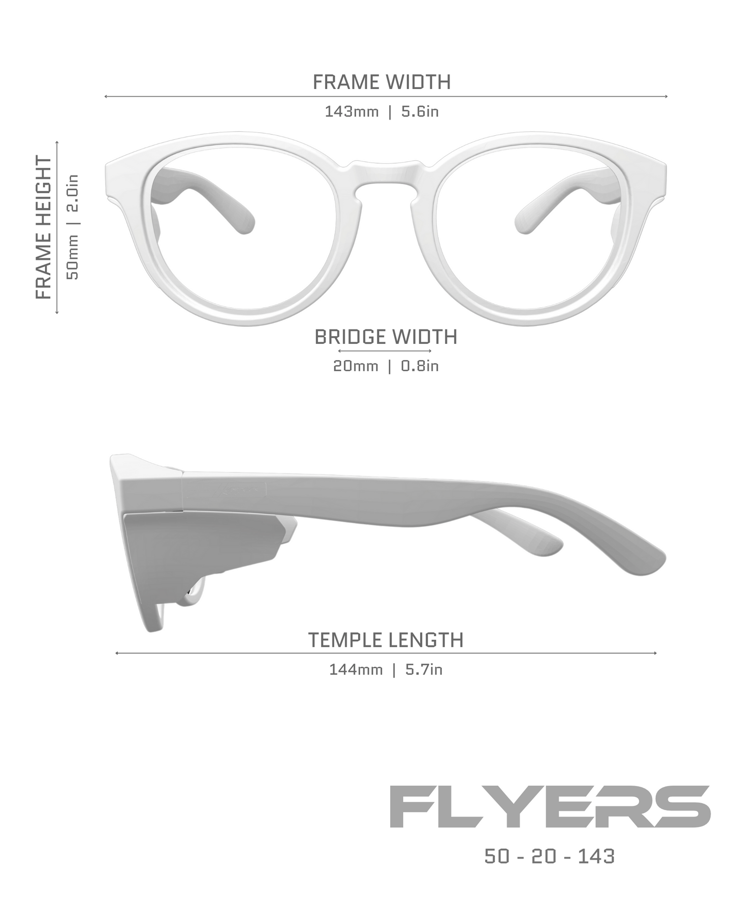 Hyspecs [NEW] Flyers Series w/ Polarized Lens & Side Shields