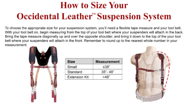 Occidental Leather STRONGHOLD SUSPENSION SYSTEM