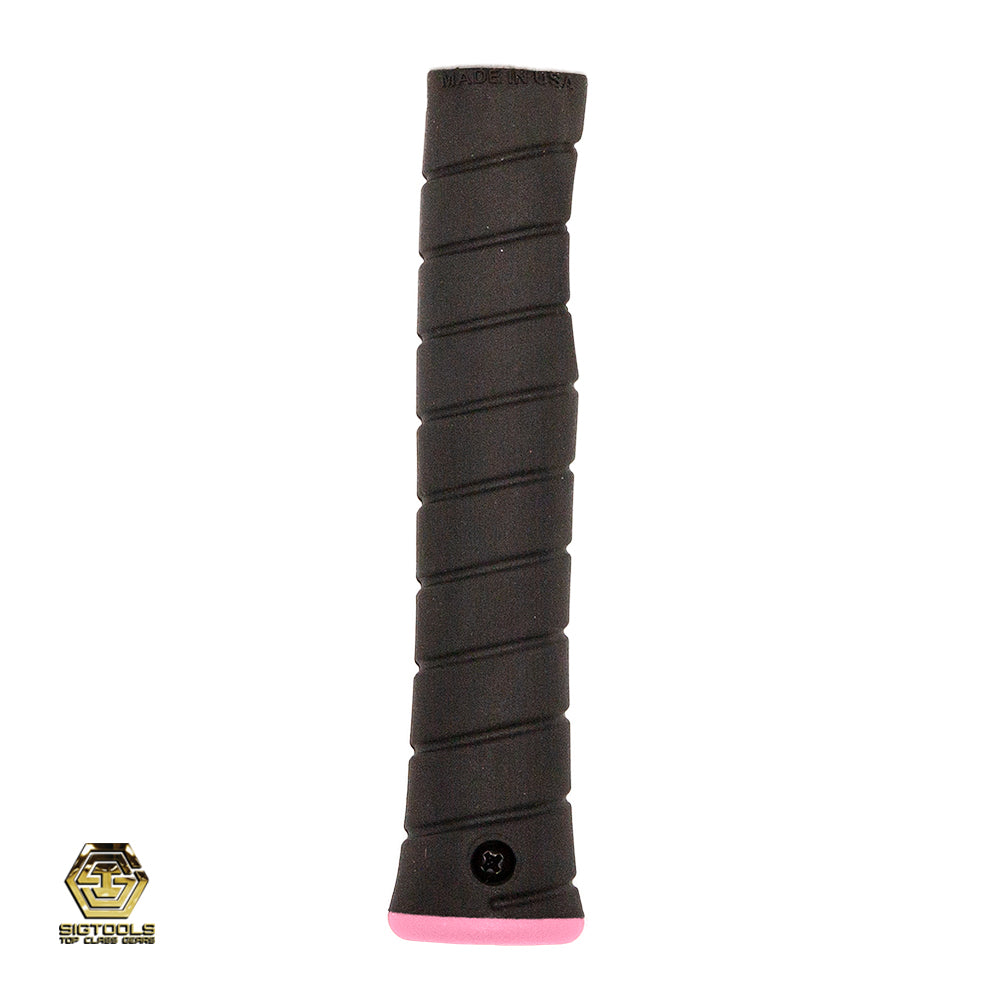 Black overlay and pink insert Straight Martinez M1/M4 Replacement Grip
