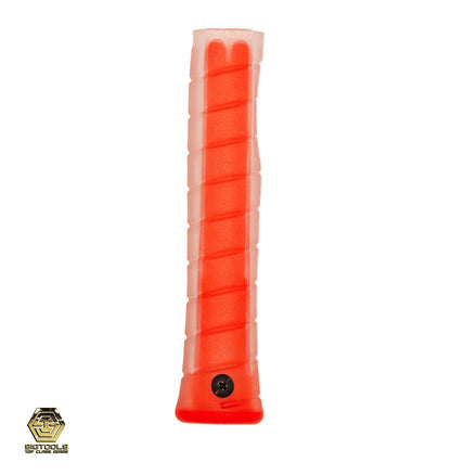 An straight Martinez Replacement Grip - Clear Overlay/Red Insert