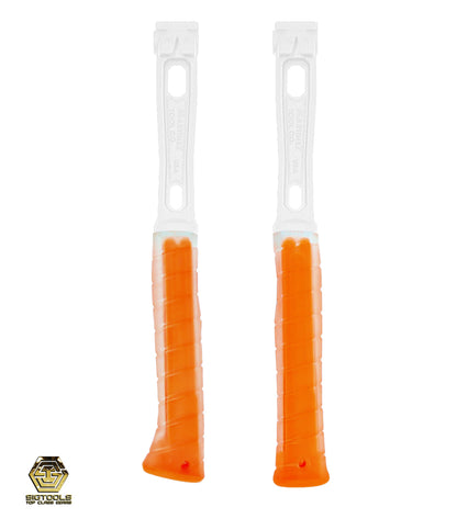 Martinez Replacement Grip - Clear Overlay/Orange Insert - Straight and Curved