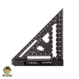 Photograph of the Martinez Micro Square  on white  background – Metric Version, showcasing its compact design and precision engineering for metric measurements.