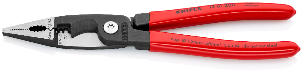 Knipex 6-in-1 Electrical Installation Pliers 200mm