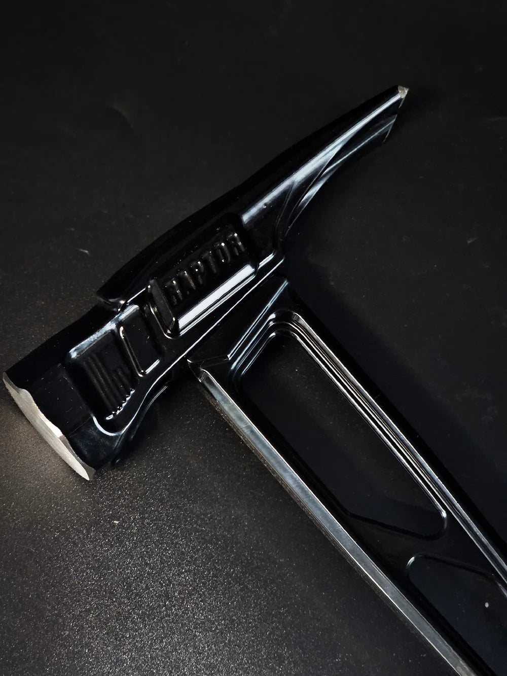 Black Ops Titan Edition hammer with 16oz Raptor head and 16" titanium handle, available at Sigtools.