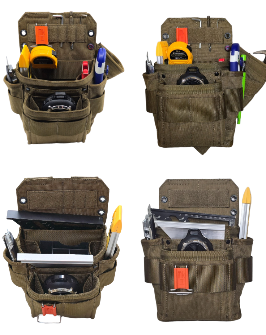 A close-up of the wire-reinforced pockets of the Dura 201, designed to stay open and prevent sagging.