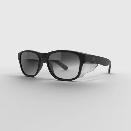 Transition seamlessly from indoor to outdoor work with the truly hybrid ICON Adaptix photochromic safety glasses.