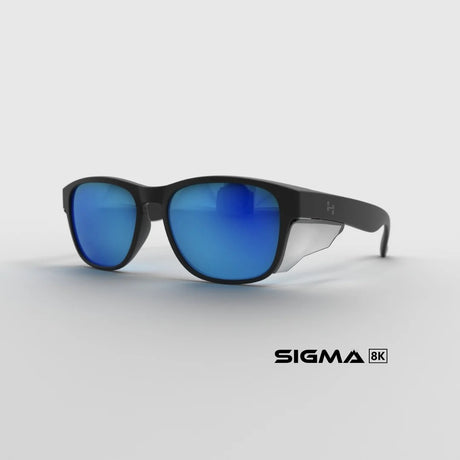 Protect your vision from impact and harsh glare with the ANSI Z87+ certified ICON SIGMA 8K safety glasses.
