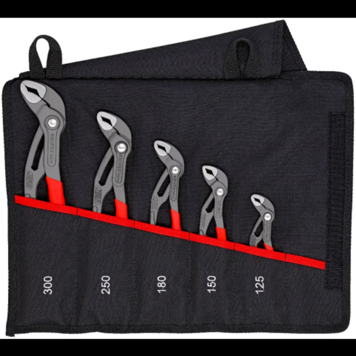 Knipex Cobra High-Tech Water Pump Pliers 5-Piece Set