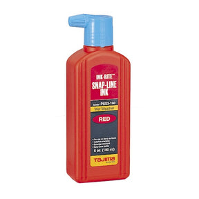 Tajima 180ml quick dry red snap line ink bottle.