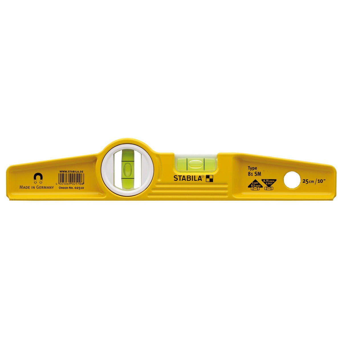Stabila Type 81SM Magnetic Torpedo Level 250mm