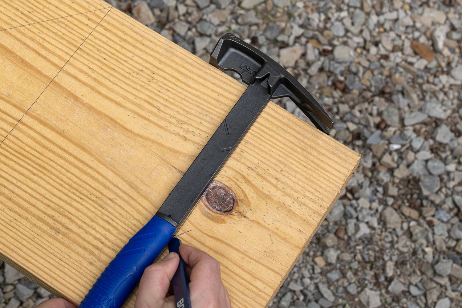 Boss Hammer Blue Collar Steel Framing Hammer Milled Face Only