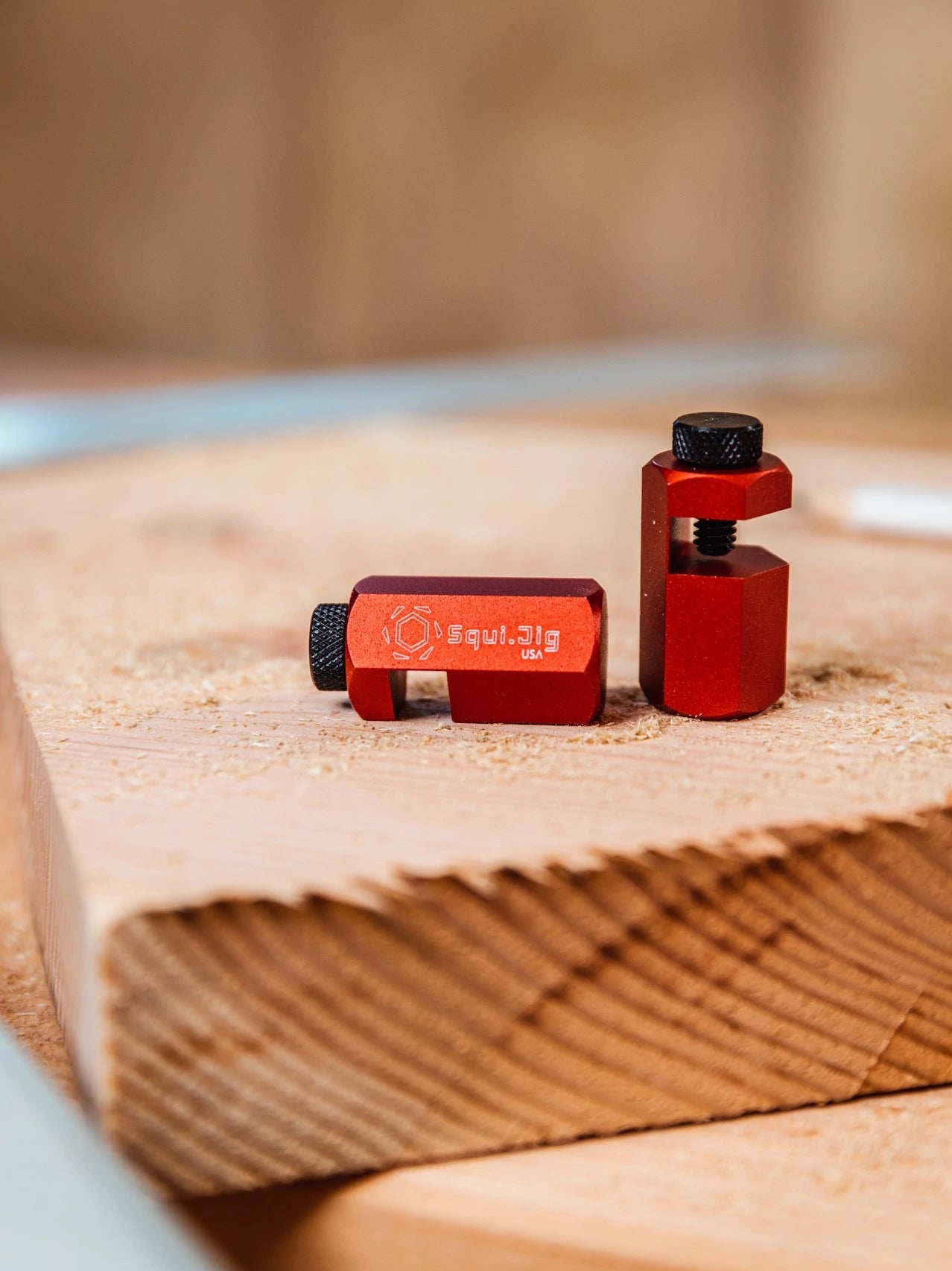 Squi.Jig 1.5” Tall - Plantillas para enmarcar (Azul, Rojo, Naranja, Verde) 